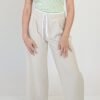 Pantalon wide leg Combinado